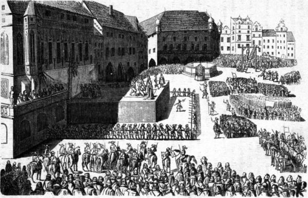 Execution Prague: 27 lords executed by sword.