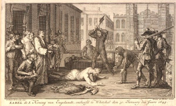 Execution King Charles I of England.